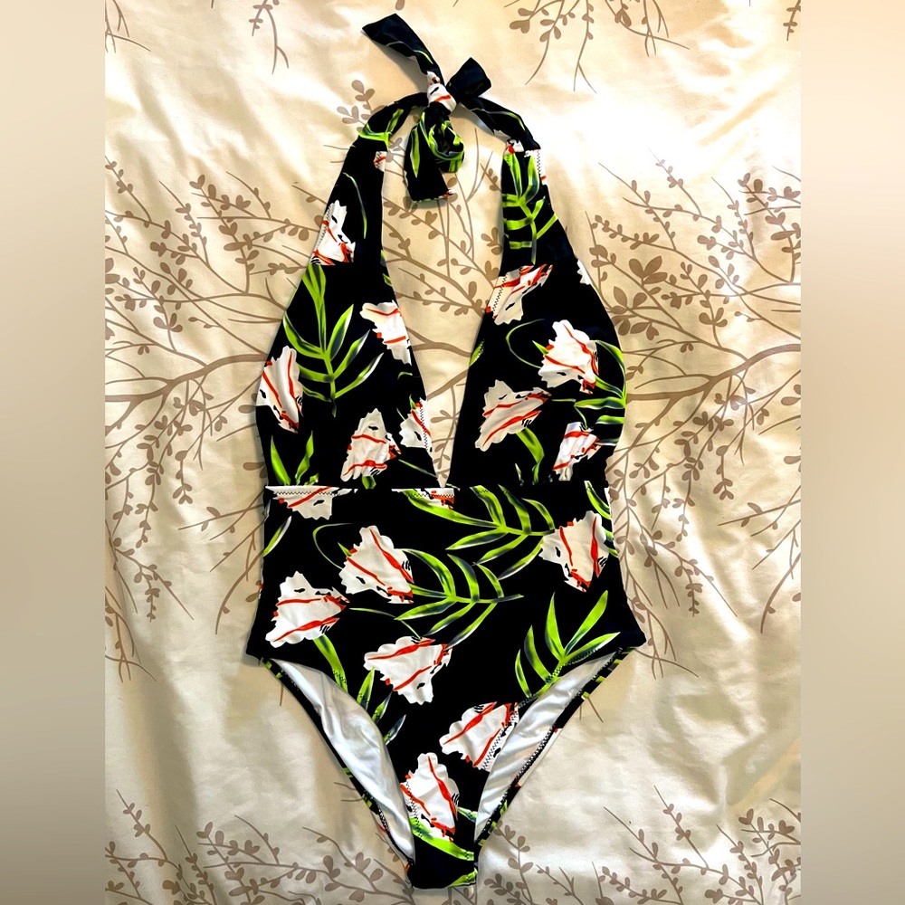 Cupshe Floral One Piece Swimsuit